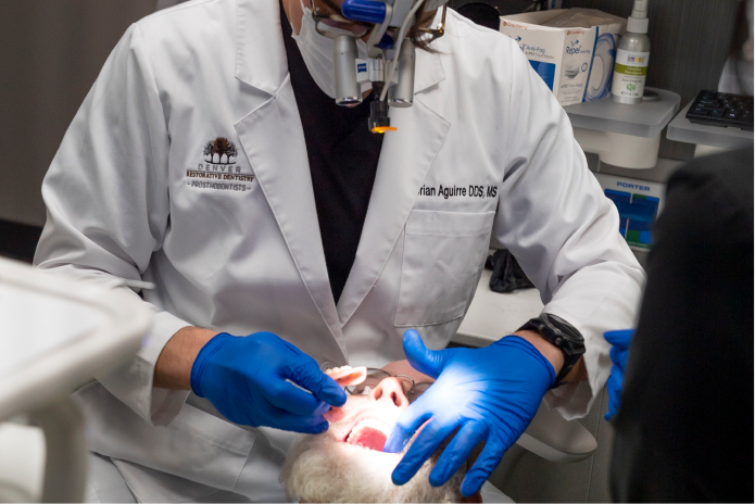 Doctor working on Patient